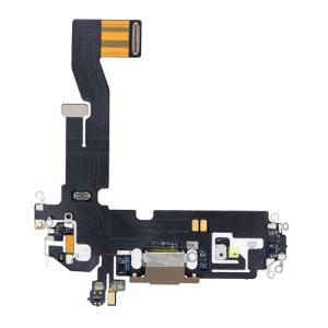 Charging Port Flex Cable Compatible for iPhone 12 / 12 Pro (Premium) - Gold