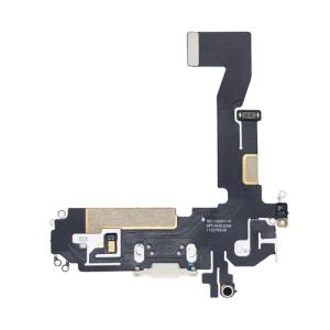 Charging Port Flex Cable Compatible for iPhone 12 / 12 Pro (Premium) - Silver