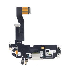 Charging Port Flex Cable Compatible for iPhone 12 / 12 Pro (Premium) - Silver