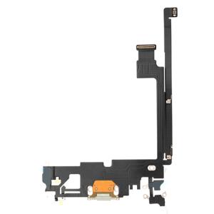 Charging Port Flex Cable Compatible for iPhone 12 Pro Max (Premium) - Silver