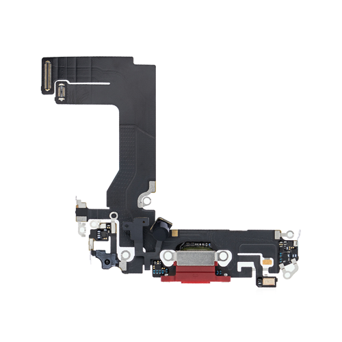 Charging Port Flex Cable Compatible for iPhone 13 Mini (Premium) - Red