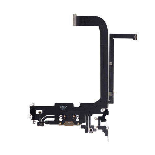 Charging Port Flex Cable Compatible for iPhone 13 Pro Max (Premium) - Gold