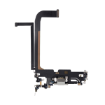 Charging Port Flex Cable Compatible for iPhone 13 Pro Max (Premium) - Silver