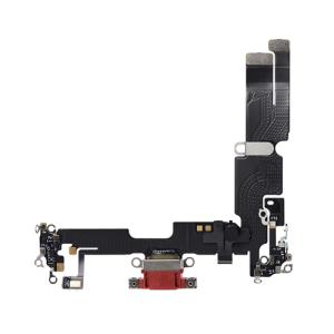 Charging Port Flex Cable Compatible for iPhone 14 Plus (Premium) - Red