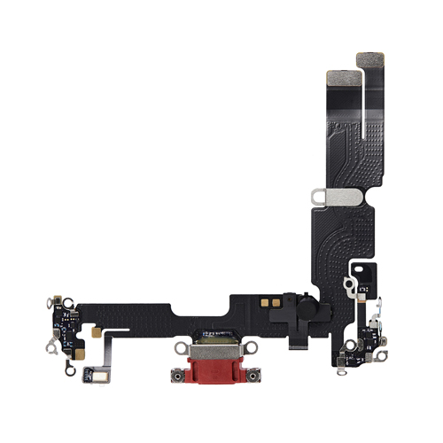 Charging Port Flex Cable Compatible for iPhone 14 Plus (Premium) - Red