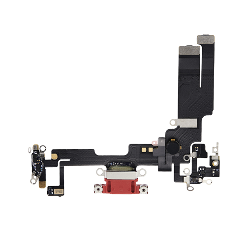 Charging Port Flex Cable Compatible for iPhone 14 (Premium) - Red