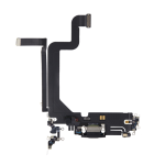Charging Port Flex Cable Compatible for iPhone 14 Pro Max (Premium) - Space Black