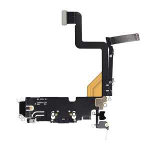 Charging Port Flex Cable Compatible for iPhone 14 Pro (Premium) - Deep Purple
