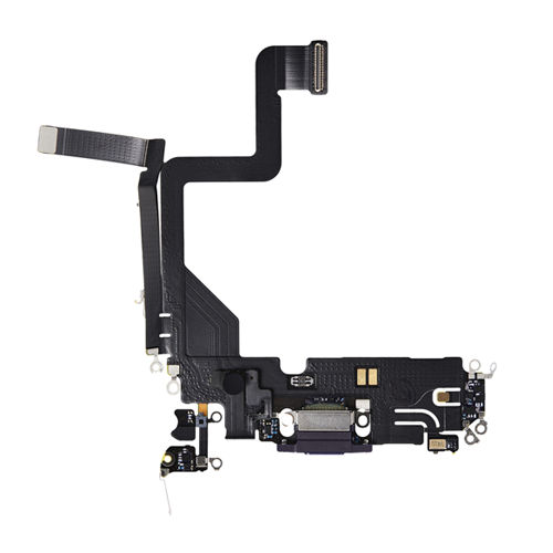 Charging Port Flex Cable Compatible for iPhone 14 Pro (Premium) - Deep Purple