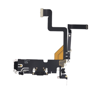 Charging Port Flex Cable Compatible for iPhone 14 Pro (Aftermarket) - Space Black