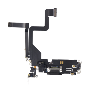 Charging Port Flex Cable Compatible for iPhone 14 Pro (Aftermarket) - Space Black
