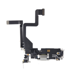 Charging Port Flex Cable Compatible for iPhone 14 Pro (Premium) - Silver