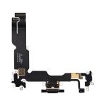 Charging Port Flex Cable Compatible for iPhone 15 Plus (Aftermarket) - Black