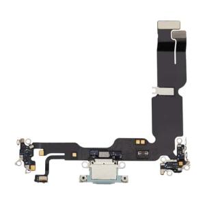 Charging Port Flex Cable Compatible for iPhone 15 Plus (Premium) - Green