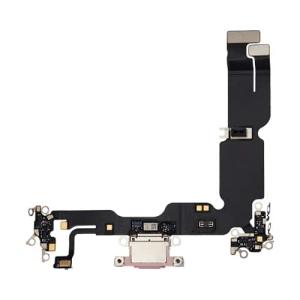 Charging Port Flex Cable Compatible for iPhone 15 Plus (Premium) - Pink