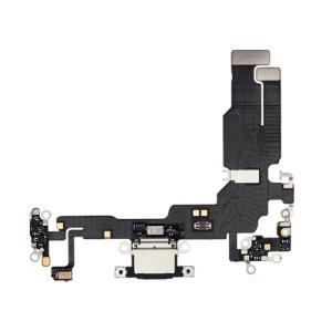 Charging Port Flex Cable Compatible for iPhone 15 (Premium) - Black