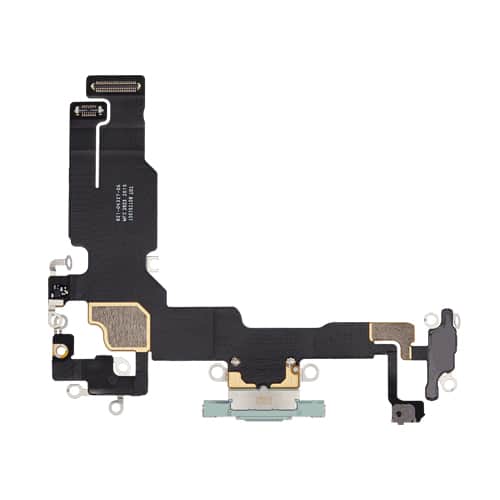 Charging Port Flex Cable Compatible for iPhone 15 (Premium) - Green