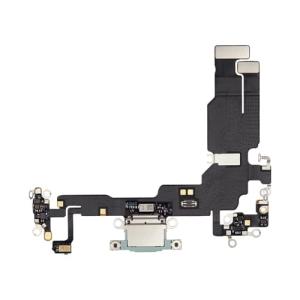 Charging Port Flex Cable Compatible for iPhone 15 (Premium) - Green