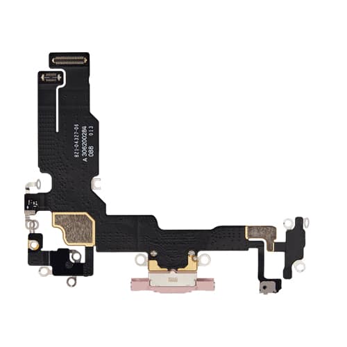 Charging Port Flex Cable Compatible for iPhone 15 (Premium) - Pink