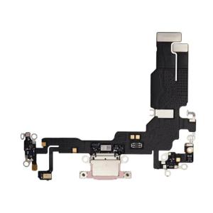 Charging Port Flex Cable Compatible for iPhone 15 (Premium) - Pink