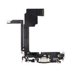 Charging Port Flex Cable Compatible for iPhone 15 Pro Max (Aftermarket) - Black
