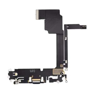 Charging Port Flex Cable Compatible for iPhone 15 Pro Max (Premium) - Blue Titanium