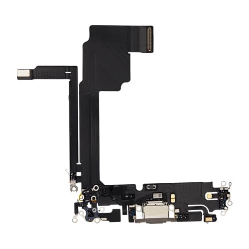Charging Port Flex Cable Compatible for iPhone 15 Pro Max (Premium) - Natural Titanium