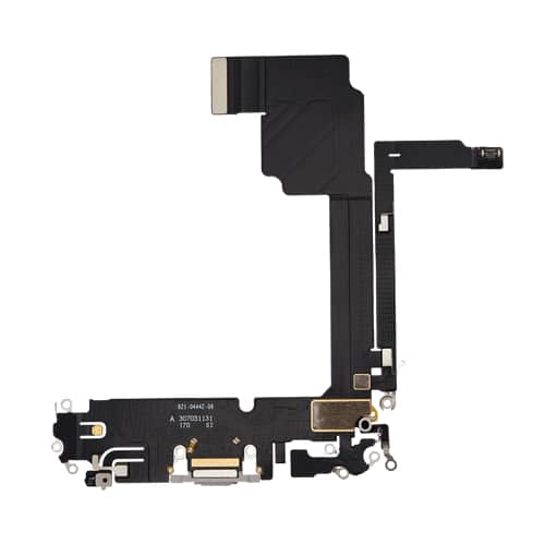 Charging Port Flex Cable Compatible for iPhone 15 Pro Max (Premium) - White Titanium