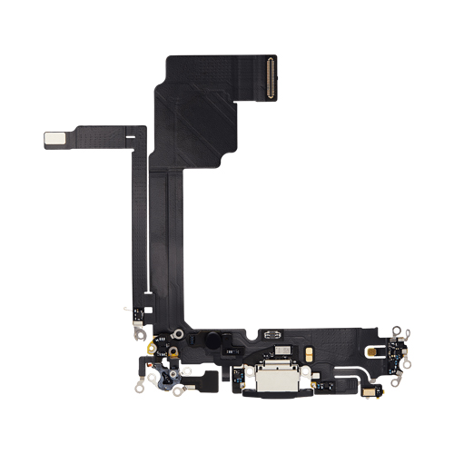 Charging Port Flex Cable Compatible for iPhone 15 Pro Max (Premium) - Black Titanium