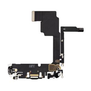 Charging Port Flex Cable Compatible for iPhone 15 Pro (Aftermarket) - Black Titanium