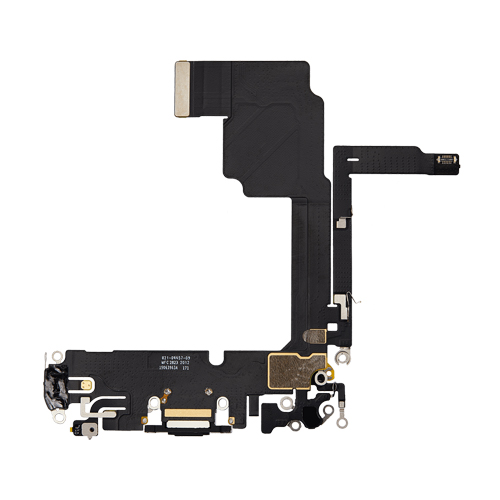 Charging Port Flex Cable Compatible for iPhone 15 Pro (Premium) - Black Titanium