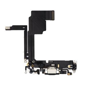 Charging Port Flex Cable Compatible for iPhone 15 Pro (Premium) - Black Titanium