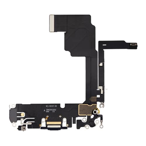 Charging Port Flex Cable Compatible for iPhone 15 Pro (Premium) - Blue Titanium