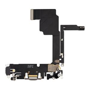 Charging Port Flex Cable Compatible for iPhone 15 Pro (Premium) - Natural Titanium