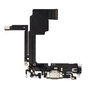 Charging Port Flex Cable Compatible for iPhone 15 Pro (Premium) - Natural Titanium