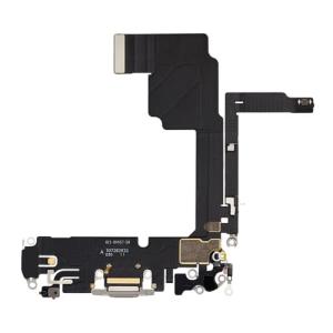Charging Port Flex Cable Compatible for iPhone 15 Pro (Premium) - White Titanium