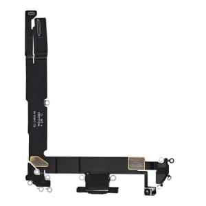 Charging Port Flex Cable Compatible for iPhone 16 Plus (Premium) - Black