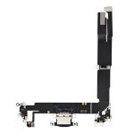 Charging Port Flex Cable Compatible for iPhone 16 Plus (Aftermarket) - Black