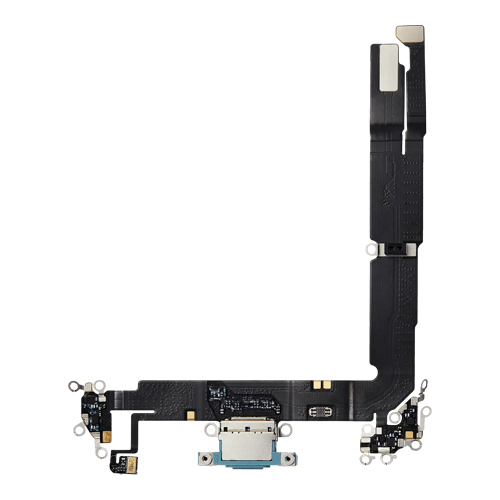 Charging Port Flex Cable Compatible for iPhone 16 Plus (Premium) - Teal