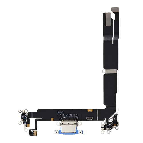 Charging Port Flex Cable Compatible for iPhone 16 Plus (Premium) - Ultramarine
