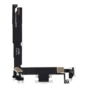 Charging Port Flex Cable Compatible for iPhone 16 Plus (Premium) - White