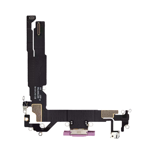 Charging Port Flex Cable Compatible for iPhone 16 (Premium) - Pink