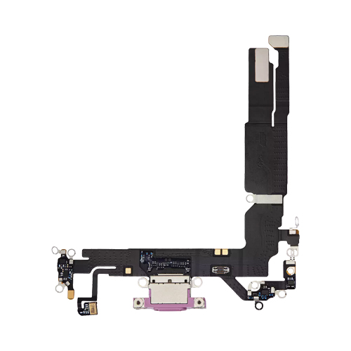 Charging Port Flex Cable Compatible for iPhone 16 (Premium) - Pink