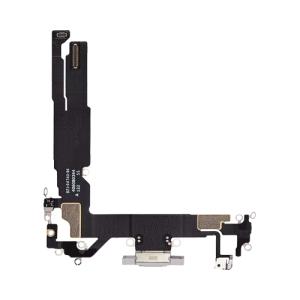 Charging Port Flex Cable Compatible for iPhone 16 (Premium) - White