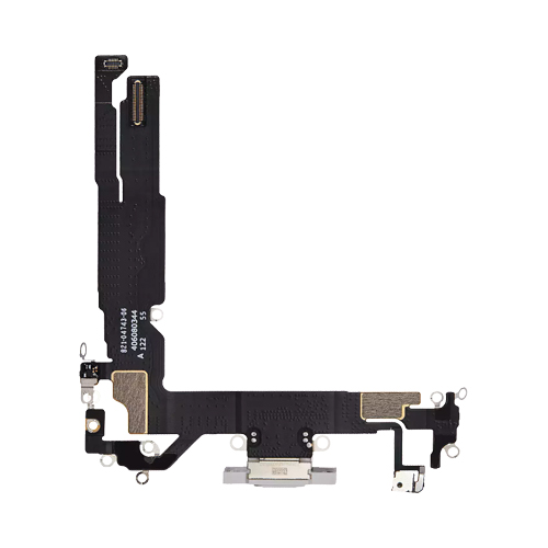 Charging Port Flex Cable Compatible for iPhone 16 (Premium) - White
