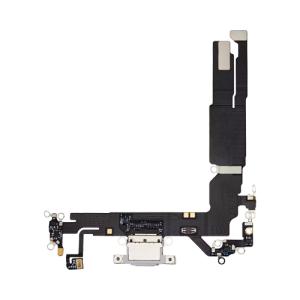 Charging Port Flex Cable Compatible for iPhone 16 (Premium) - White