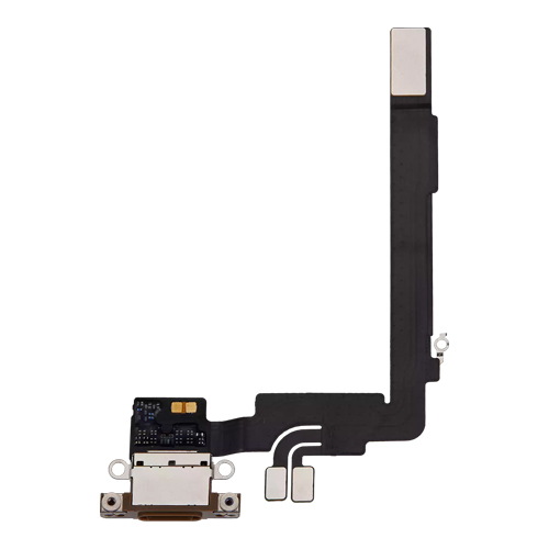 Charging Port Flex Cable Compatible for iPhone 16 Pro Max (Premium) - Desert Titanium