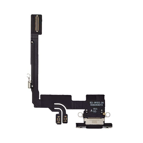 Charging Port Flex Cable Compatible for iPhone 16 Pro (Premium) - Black Titanium