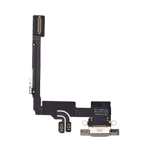Charging Port Flex Cable Compatible for iPhone 16 Pro (Premium) - Natural Titanium