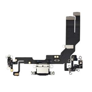 Charging Port Flex Cable Compatible for iPhone 16e / 17e (Premium) - Black